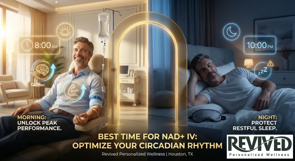 BEST TIME TO TAKE NAD+ - BEST HOUSTON CLINIC FOR NAD+ IV THERAPY