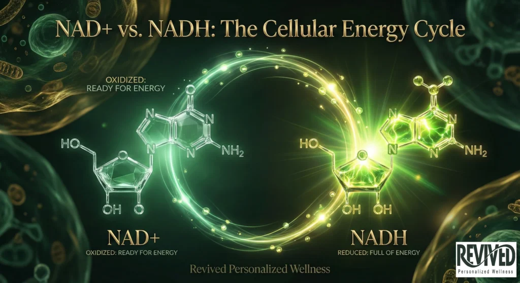what is nadh - nad vs nadh - What is the Difference Between NAD+ and NADH