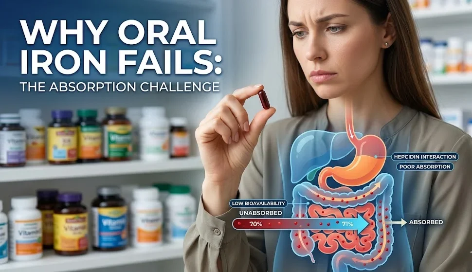 Why Oral Iron Fails? Iron infusion in Houston
