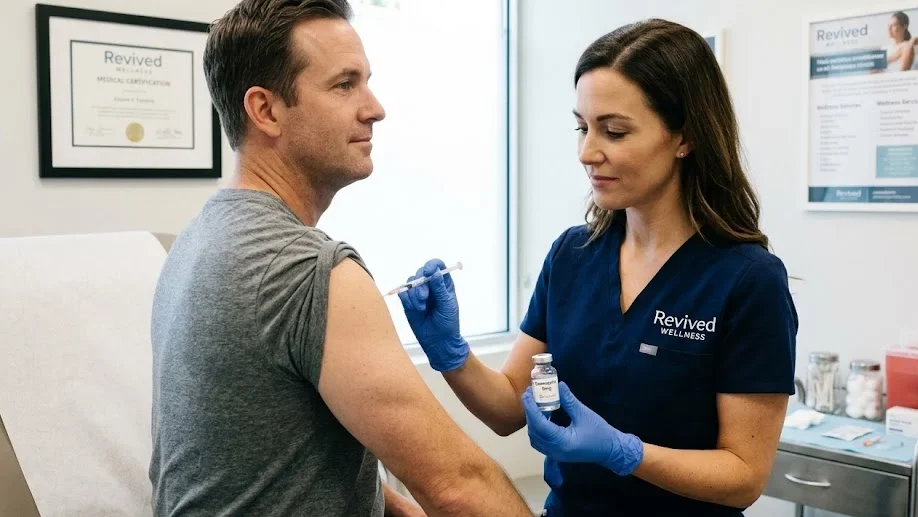Sermorelin peptide therapy in Houston